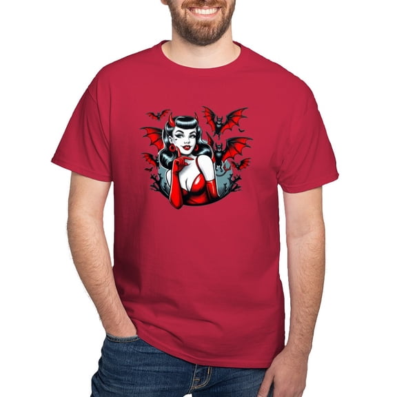 CafePress - Devil Bats Men's Value T Shirt - Men's Classic Graphic Cotton T-Shirt