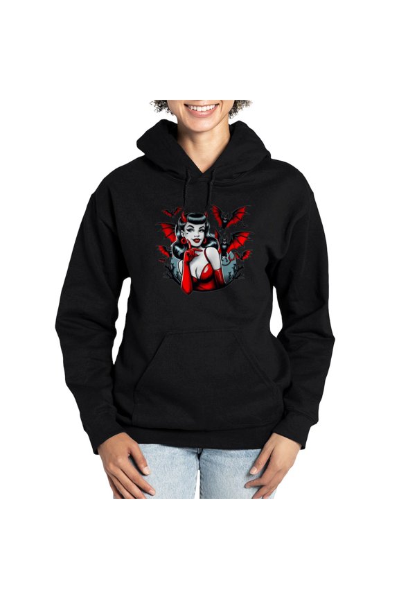 - Devil Bats - Pullover Hoodie, Classic & Comfortable Hooded Sweatshirt
