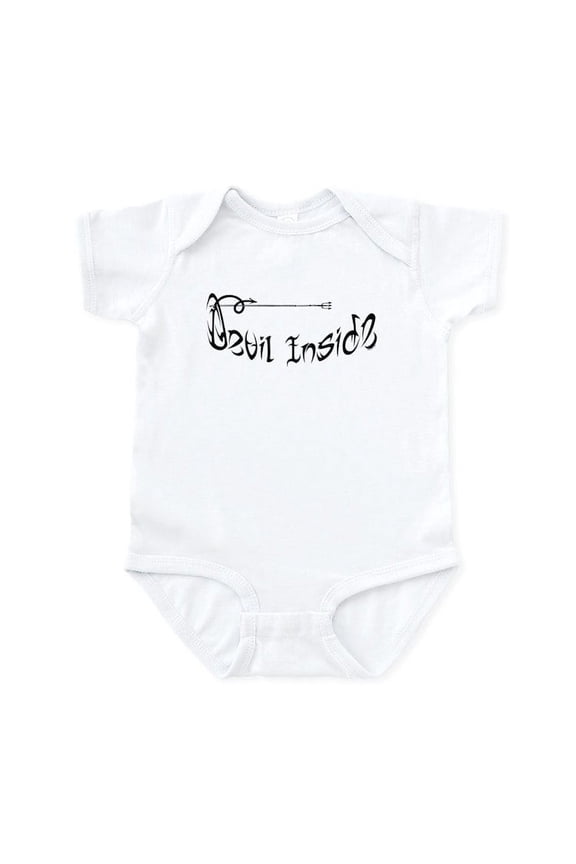 - Devil Inside Infant Creeper - Baby Light Bodysuit, Size Newborn - 24 Months