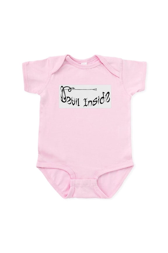 - Devil Inside Infant Creeper - Baby Light Bodysuit, Size Newborn - 24 Months