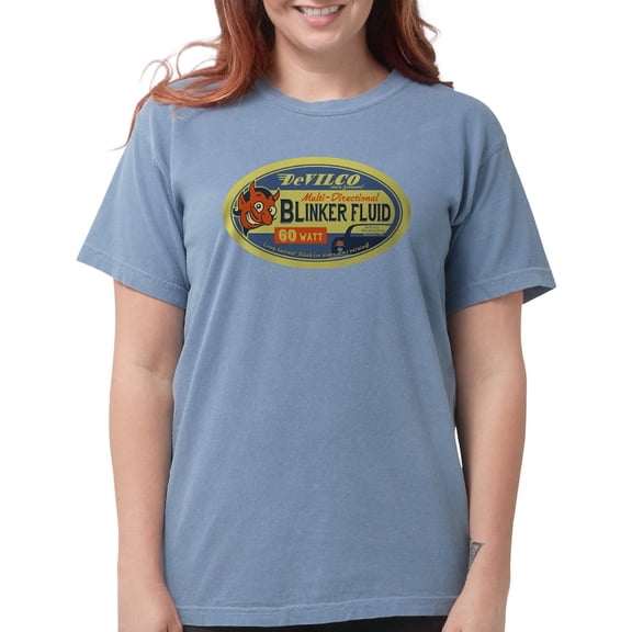 CafePress - Devilco Blinker Fluid T Shirt - Womens Comfort Colors® Shirt