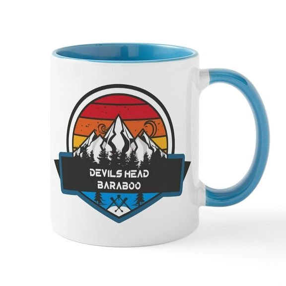 CafePress - Devils Head Resort Baraboo Wisconsin Mugs - 11 oz Ceramic Mug - Novelty Coffee Tea Cup