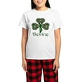 thumbnail image 1 of CafePress - Devine Shamrock Women's Light Pajamas - Women's Short Sleeve Print T-Shirt and Pants Light Cotton Pajama Set, 1 of 7