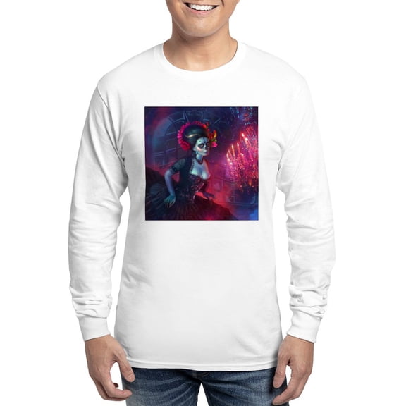 CafePress - Dia De Los Muertos Long Sleeve T Shirt - Unisex Cotton Long Sleeve T-Shirt