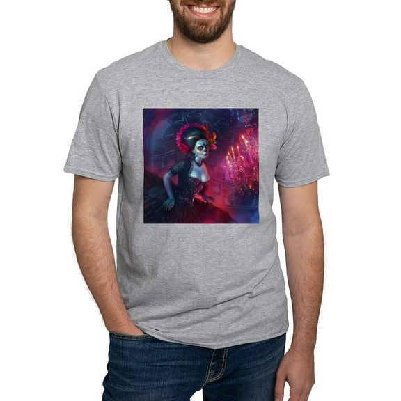 CafePress - Dia De Los Muertos T Shirt - Fitted T-Shirt, Vintage Fit Soft Cotton Tee
