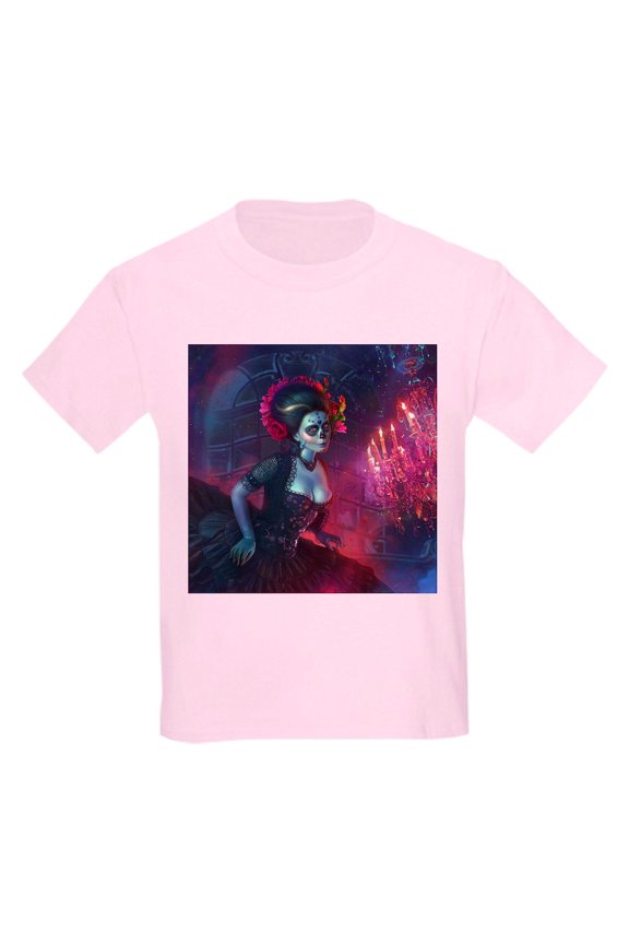 - Dia De Los Muertos T Shirt - Light Classic Kids Graphic, Short Sleeve T-Shirt, Sizes XS-XL
