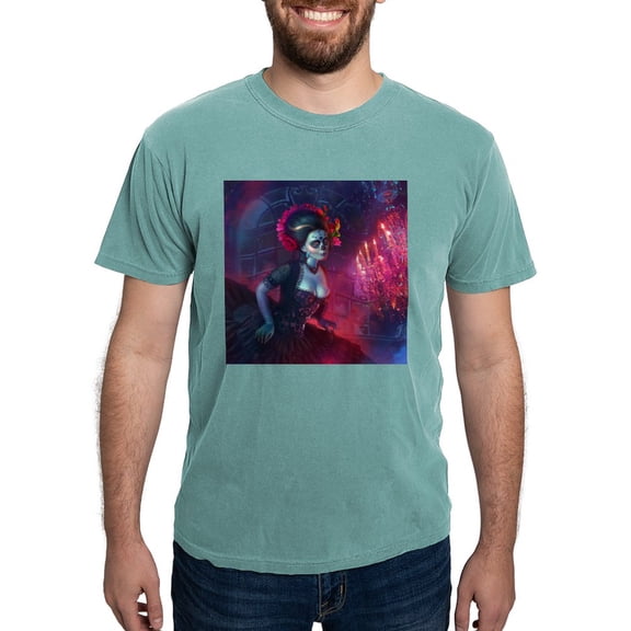 CafePress - Dia De Los Muertos T Shirt - Mens Comfort Colors Shirt