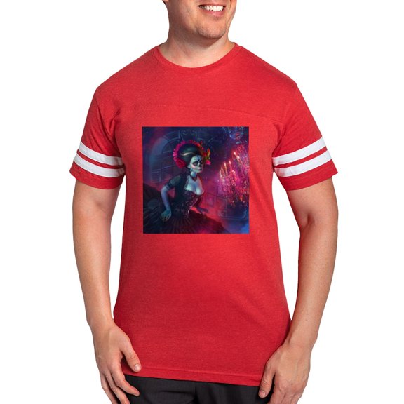 CafePress - Dia De Los Muertos T Shirt - Mens Football Shirt