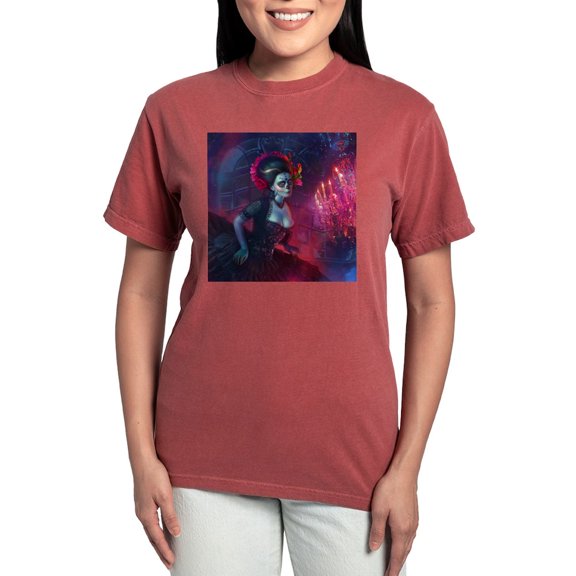 CafePress - Dia De Los Muertos T Shirt - Womens Comfort Colors® Shirt
