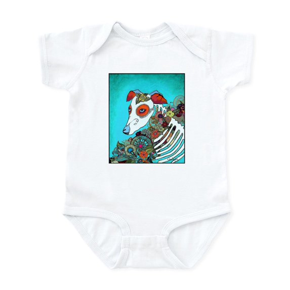 CafePress - Dia Los Muertos, Day Of The Dead Dog Infant Bodysu - Baby Light Bodysuit, Size Newborn - 24 Months