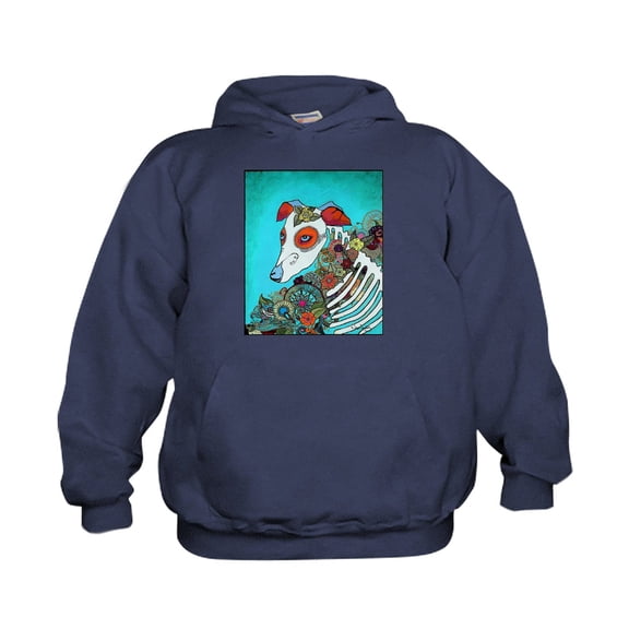 CafePress - Dia Los Muertos, Day Of The Dead Dog - Kids Hooded Sweatshirt, Classic Hoodie