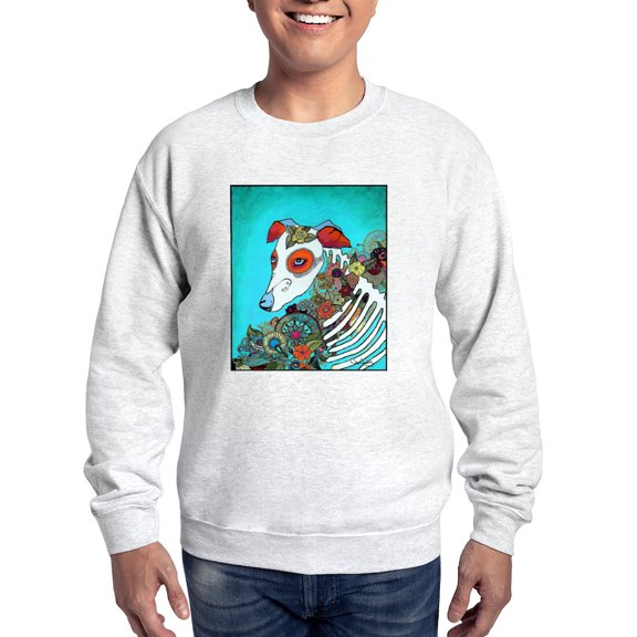 CafePress - Dia Los Muertos, Day Of The Dead Dog Sweatshirt - Crew Neck Sweatshirt