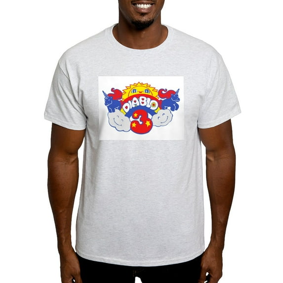 CafePress - Diablo 3 Fun Colored T Shirt - Men's Classic Graphic T-Shirt