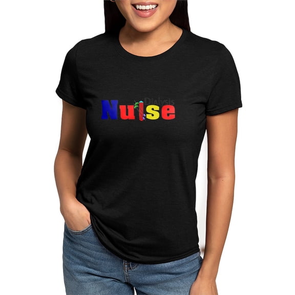 CafePress - Dialysis Nurse 1 Women's Deluxe T Shirt - Womens Tri-blend T-Shirt