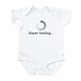 thumbnail image 1 of CafePress - Diaper Loading... Body Suit - Baby Light Bodysuit, Size Newborn - 24 Months, 1 of 4