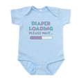thumbnail image 1 of CafePress - Diaper Loading Please Wait Baby Light Bodysuit - Baby Light Bodysuit, Size Newborn - 24 Months, 1 of 4