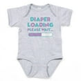 thumbnail image 1 of CafePress - Diaper Loading Please Wait - Cute Infant Bodysuit Baby Romper - Size Newborn - 24 Months, 1 of 3