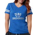 thumbnail image 1 of CafePress - Dibs On The Drummer T Shirt - Womens Football Shirt, 1 of 4