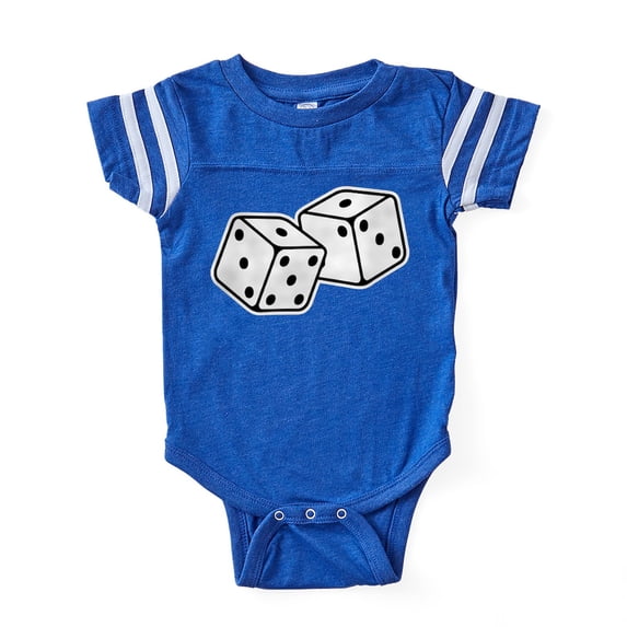 CafePress - Dice New - Cute Infant Baby Football Bodysuit