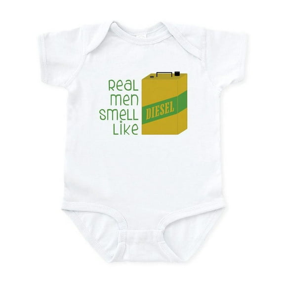 CafePress - Diesel Can Body Suit - Baby Light Bodysuit, Size Newborn - 24 Months