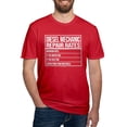 thumbnail image 1 of CafePress - Diesel Mechanic Repair Rates T Shirt - Men's Fitted T-Shirt, 1 of 4