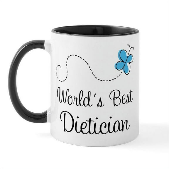 CafePress - Dietician (World's Best) Mug - 11 oz Ceramic Mug - Novelty Coffee Tea Cup