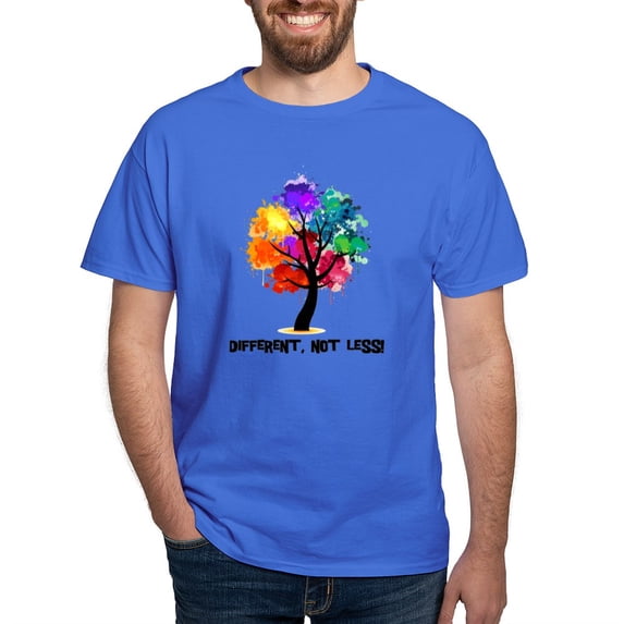 CafePress - Different Not Less T Shirt - Men's Classic Graphic Cotton T-Shirt
