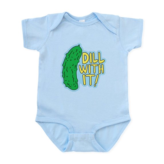 CafePress - Dill With It Body Suit - Baby Light Bodysuit, Size Newborn - 24 Months