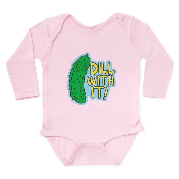 CafePress - Dill With It Body Suit - Long Sleeve Cotton Baby Bodysuit