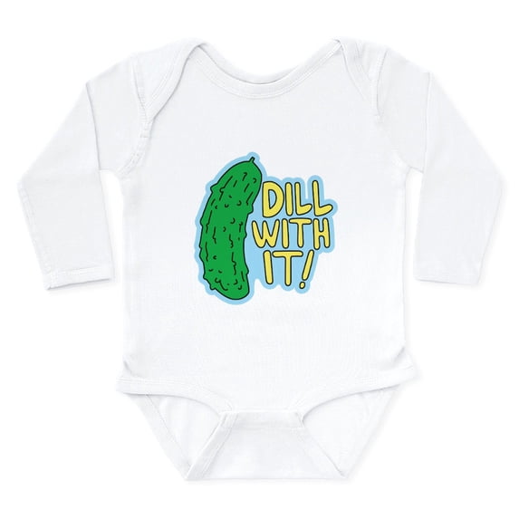 CafePress - Dill With It Body Suit - Long Sleeve Cotton Baby Bodysuit
