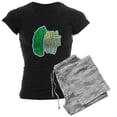 thumbnail image 1 of CafePress - Dill With It Pajamas - Women's Short Sleeve Print T-Shirt and Pants Dark Cotton Pajama Set, 1 of 7