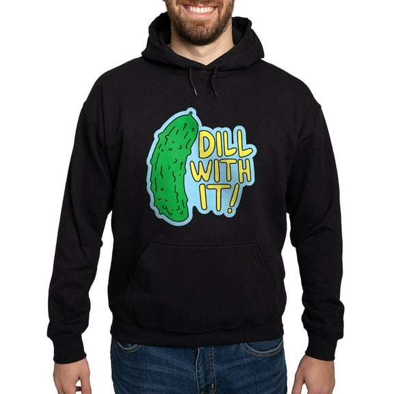 CafePress - Dill With It Sweatshirt - Pullover Hoodie, Classic, Comfortable Hooded Sweatshirt