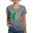 thumbnail image 1 of CafePress - Dill With It T Shirt - Women's V-Neck Dark T-Shirt, 1 of 4