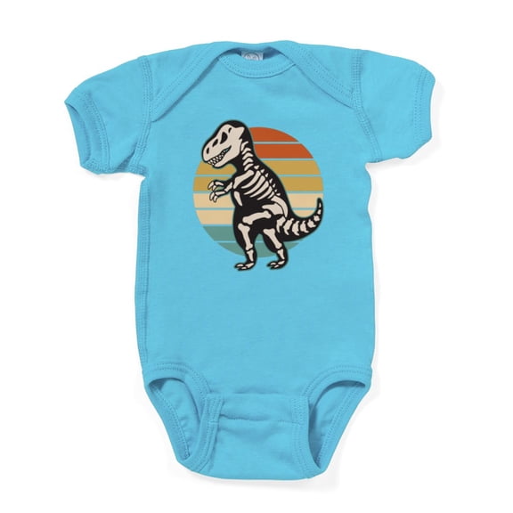 CafePress - Dinosaur Halloween Skeleton Body Suit - Cute Infant Bodysuit Baby Romper - Size Newborn - 24 Months
