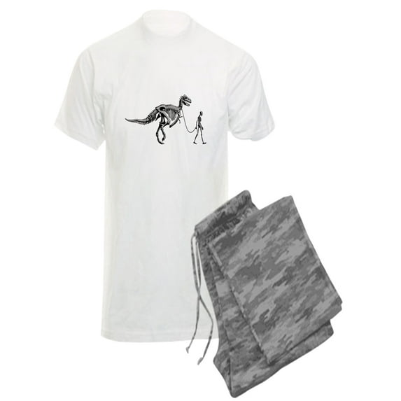CafePress - Dinosaur Walk - Men's Light Pajamas
