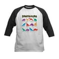 thumbnail image 1 of CafePress - Dinosaurs Baseball Jersey - Kids Cotton Baseball Jersey, 3/4 Sleeve Shirt, 1 of 4