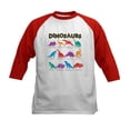thumbnail image 1 of CafePress - Dinosaurs Baseball Jersey - Kids Cotton Baseball Jersey, 3/4 Sleeve Shirt, 1 of 4