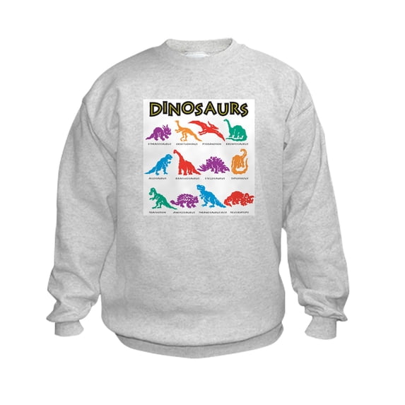 CafePress - Dinosaurs1 Kids Sweatshirt - Kids Sweatshirt, Youth Crew Neck Sweatshirt