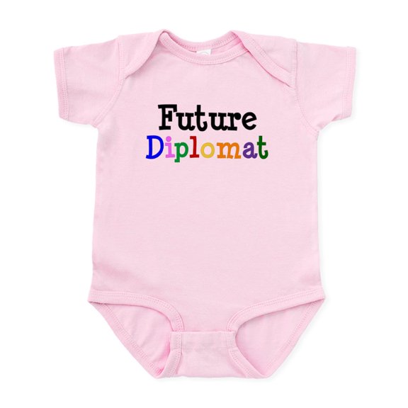 CafePress - Diplomat Infant Bodysuit - Baby Light Bodysuit, Size Newborn - 24 Months