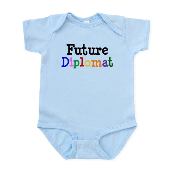 CafePress - Diplomat Infant Bodysuit - Baby Light Bodysuit, Size Newborn - 24 Months