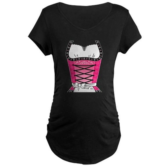 CafePress - Dirndl Oktoberfest Maternity Dark T Shirt - Maternity Dark T-Shirt