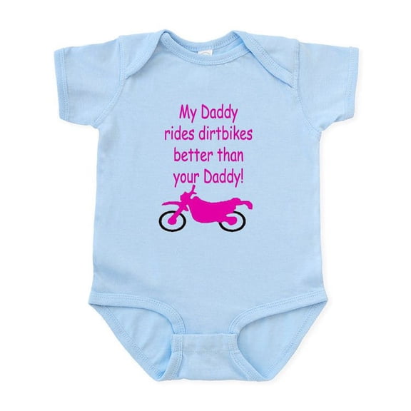 CafePress - Dirt Biker (Girl) Infant Bodysuit - Baby Light Bodysuit, Size Newborn - 24 Months