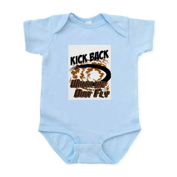 CafePress - Dirt Track Racing Infant Bodysuit - Baby Light Bodysuit, Size Newborn - 24 Months