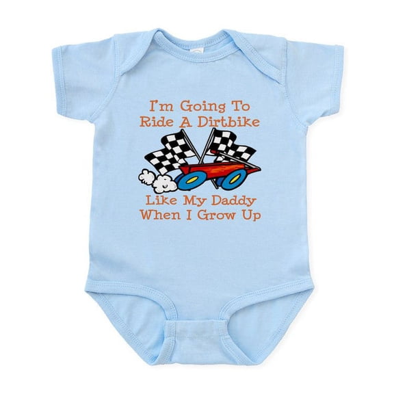 CafePress - Dirtbike Like Daddy Infant Bodysuit - Baby Light Bodysuit, Size Newborn - 24 Months