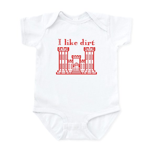 CafePress - Dirty - Baby Light Bodysuit, Size Newborn - 24 Months