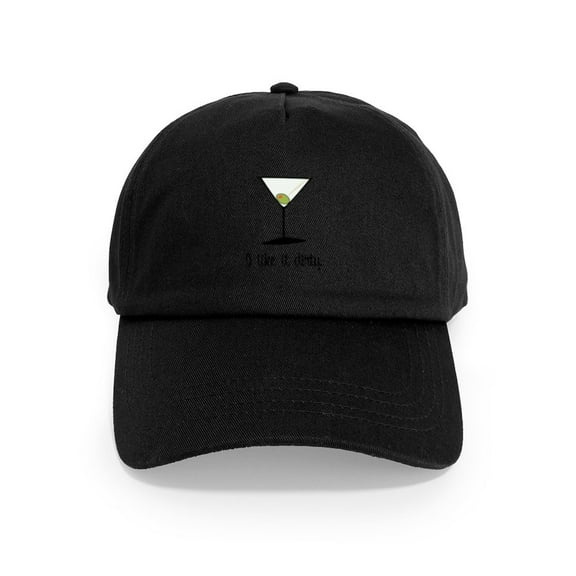 CafePress - Dirty Martini Cap - Adjustable 100% Brushed Unisex Casual Cotton Baseball Cap, Beige, 1