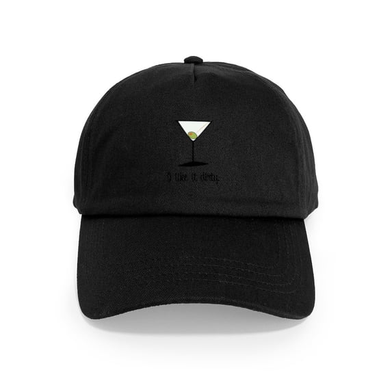 CafePress - Dirty Martini Cap - Adjustable 100% Brushed Unisex Casual Cotton Baseball Cap, Beige, 1