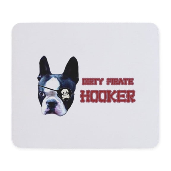 CafePress - Dirty Pirate Hooker Mousepad - Non-slip Rubber Mousepad, Gaming Mouse Pad