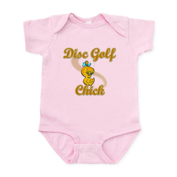 CafePress - Disc Golf Chick #2 Infant Bodysuit - Baby Light Bodysuit, Size Newborn - 24 Months