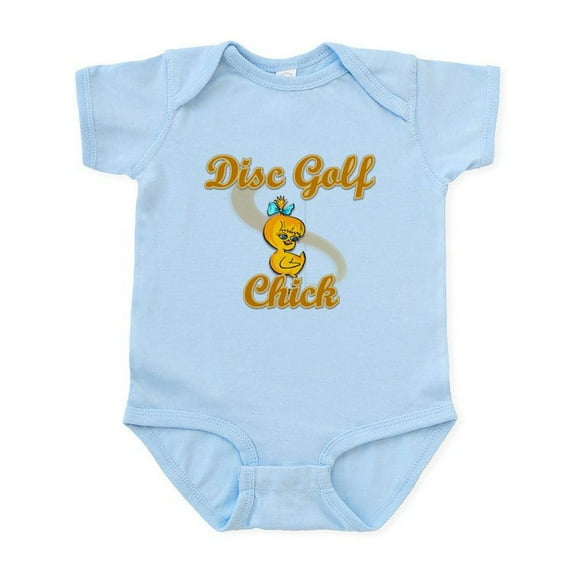 CafePress - Disc Golf Chick #2 Infant Bodysuit - Baby Light Bodysuit, Size Newborn - 24 Months